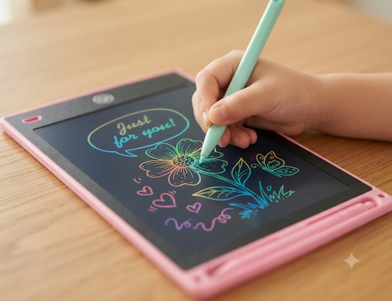 8.5-Inch LCD Writing Tablet for Kids – Digital Drawing & Writing Pad with Stylus (Multicolor)