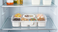 Multi-Section Portable Snack Storage Box|Kitchen Snack Organizer with Handle