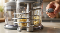 Premium 900ml Manual Vegetable Chopper – Easy Hand Pull Food Processor