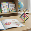 36-Piece Magnetic Building Sticks Set – Educational STEM Toy for Kids | Creative Magnetic Construction Blocks