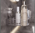 Modern Acrylic Bathroom Wall Shelf – Minimalist Storage Organizer for Essentials