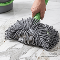 Hand-Free Self-Wringing Twist Mop with 360° Rotating Long Handle