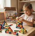 64-Piece Intelligent Magnetic Construction Building Blocks Set for Kids - STEM Educational Toy