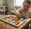 Educational Wooden Alphabet Puzzle Board for Kids – Colorful Learning Toy