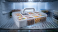 Multi-Section Portable Snack Storage Box|Kitchen Snack Organizer with Handle